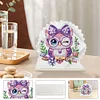 Acrylic Owl DIY Diamond Painting Napkin Rack Decor for Home Office Decor
