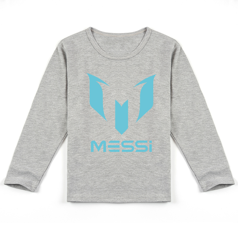 Mayoulove Messi Long Sleeve T-Shirt for Boys & Girls - Cool Soccer Fan Tee, Perfect Gift for Young Fans-Mayoulove