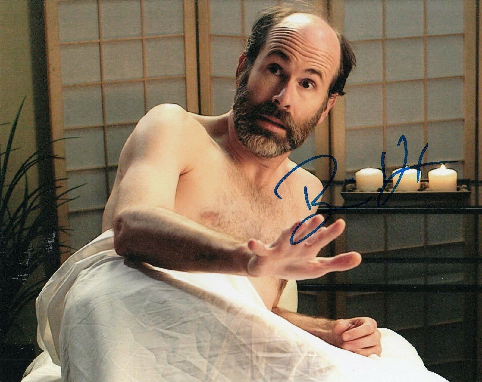 BRIAN HUSKEY signed (VEEP) TV SHOW 8X10 Photo Poster painting autograph *Teacher* W/COA #2