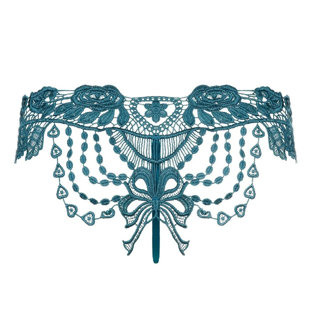 Sexy Panties Women Bowknot See Through Sexy Lace Underwear Female Lingerie G-String Thong Temptation Underpants Plus Size S-3XL