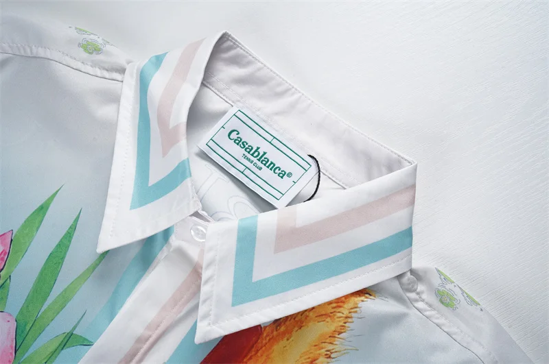 Casablanca 2023 new silk long-sleeved shirt