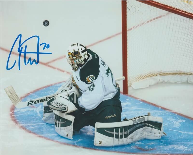 Carter Hart Autographed Signed Everett Silvertips 8x10 Photo Poster painting CFS COA Flyers