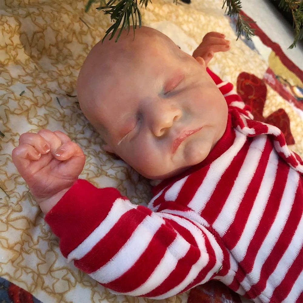 🔔[Christmas Offer]20" Lifelike Baby Doll Truly Lifelike & Realistic Weighted Newborn Handmade Baby Boy Dante