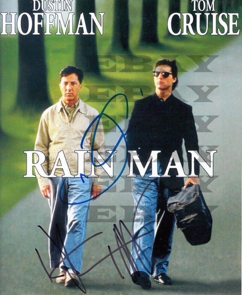 Tom-Cruise Dustin-Hoffman Rain Man Autographed Signed 8x10 Photo Poster painting Reprint