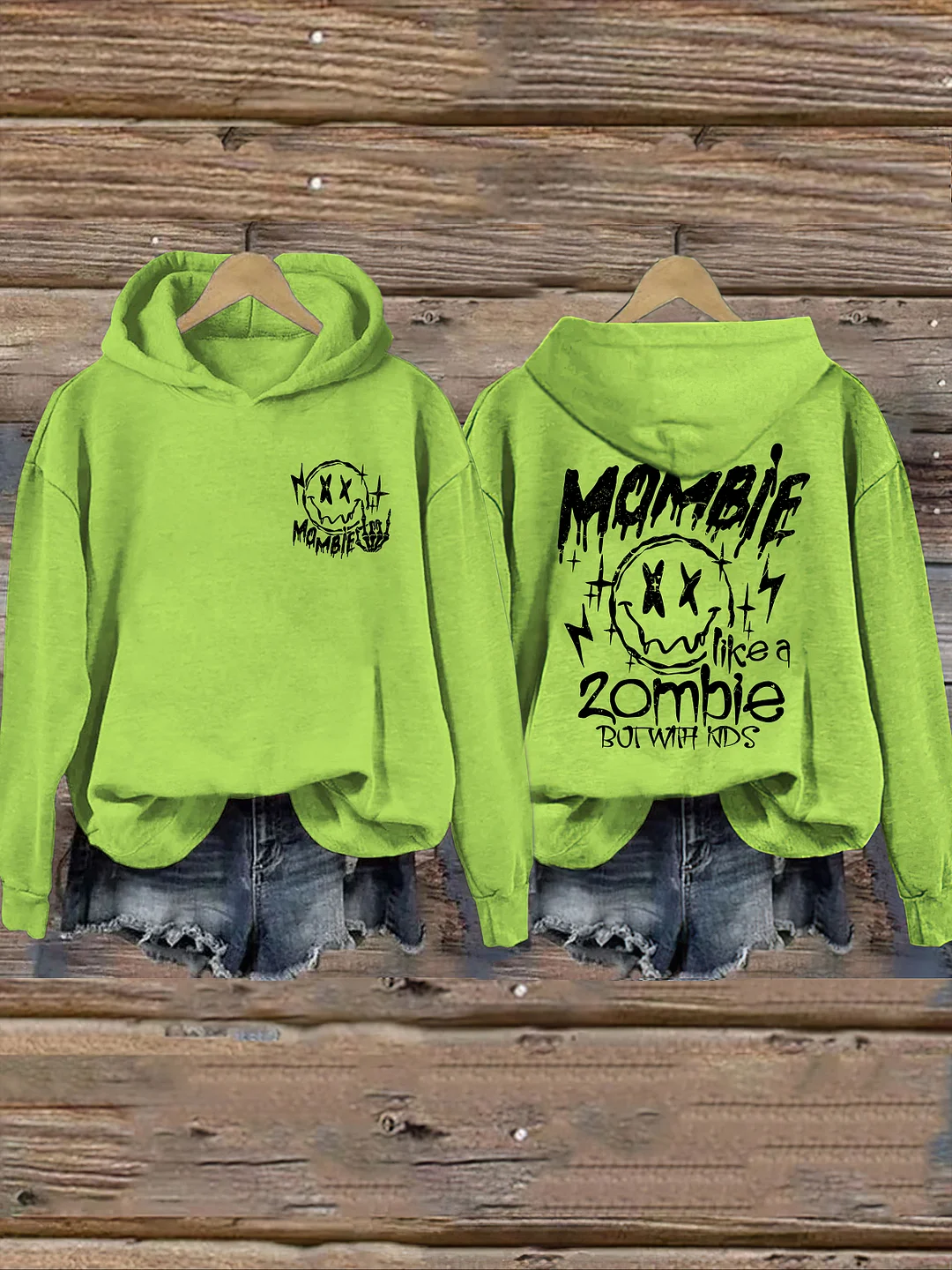 Mombie Like A Zombie But With Kids Hoodie