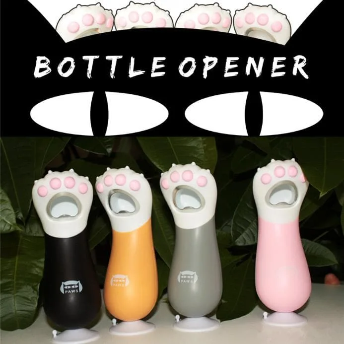 4 Colors Kawaii Cat Paw Bottle Opener SP1812394