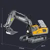 Children's Simple Alloy Charging Excavator Toy Car
