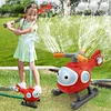 2-in-1 Summer Water Games With 2 Sprinkler Heads, 360&deg; Rotating Water Spray, Suitable For Summer Backyard Iawn Pool Party, Flower And Grass Watering