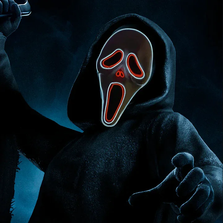 Scream Led Halloween Mask