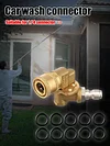1/4 Adjustable Joint +10pcs O-Rings 180 Degree 5 Angles for Pressure Washer Tips