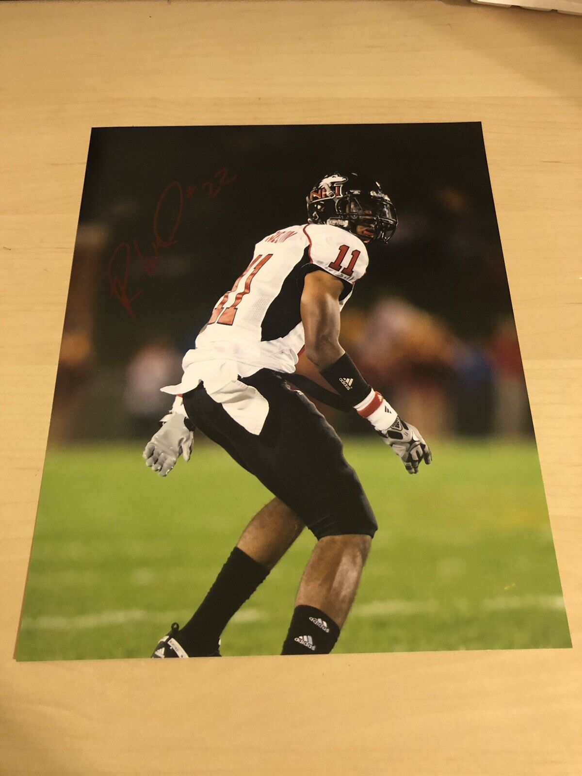 Rashaan Melvin Detroit Lions NIU Huskies Autographed Signed 8X10 Photo Poster painting W/COA