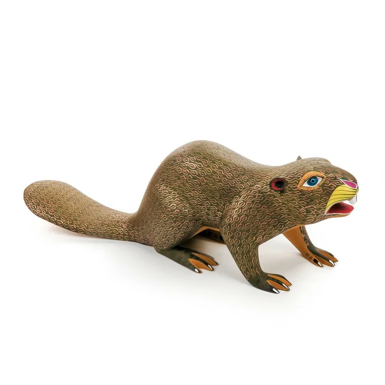 Beaver - Oaxacan Alebrije Wood Carving