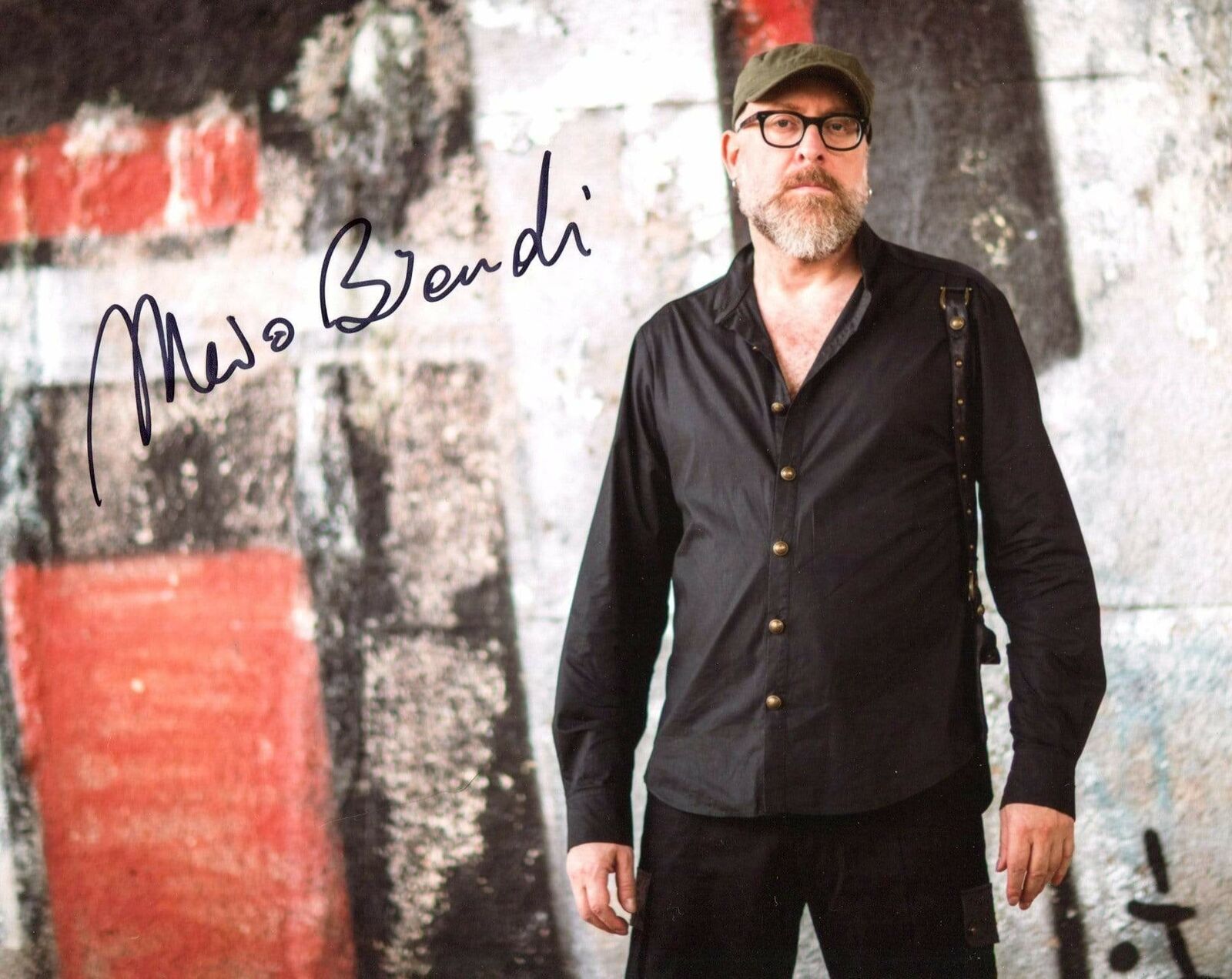 Mario Biondi SINGER autograph, In-Person signed Photo Poster painting