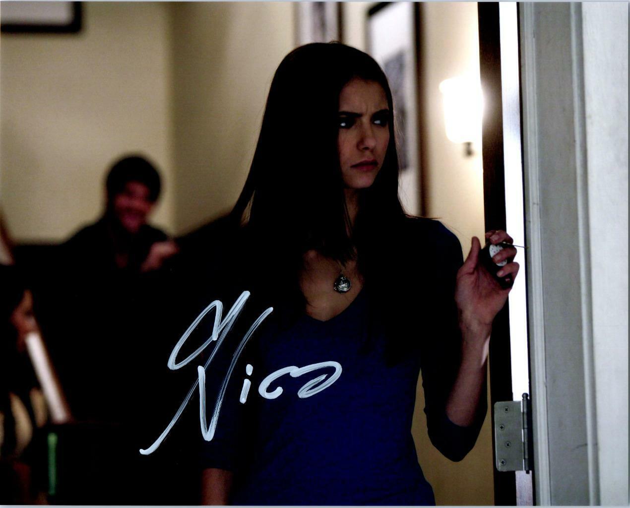 Nina Dobrev 8x10 Autographed signed Photo Poster painting Picture and COA