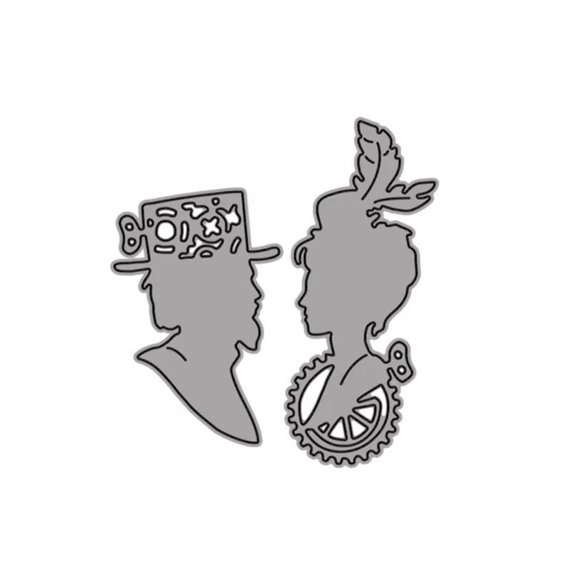 Machine Men And Women Metal Cutting Dies For DIY Scrapbook Cutting Die Paper Cards Embossed Decorative Craft 2021 New
