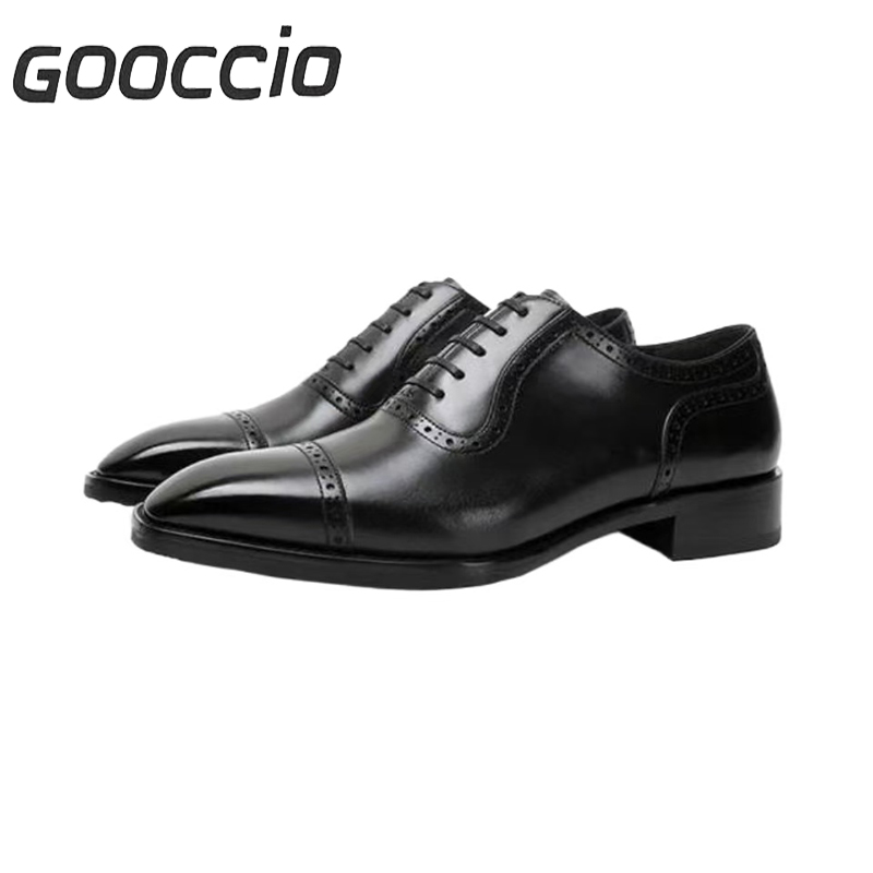 NJ204 Calf-Skin Dress Shoes/Oxford Shoes For Men GOOCCIO-NJ-Series  