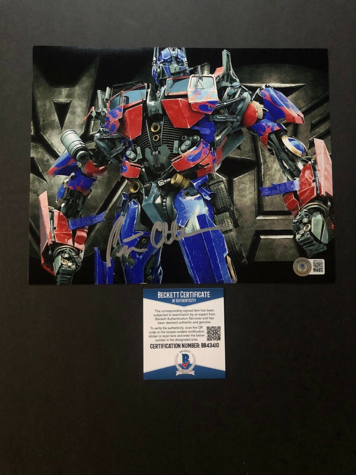 Peter Cullen Hot! signed autographed Optimus Prime 8x10 Photo Poster painting Beckett BAS Coa