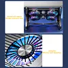 Laptop Cooling Fan with 2/4 Fans Foldable RGB 7 Height for 11-17.3 Inch Notebook