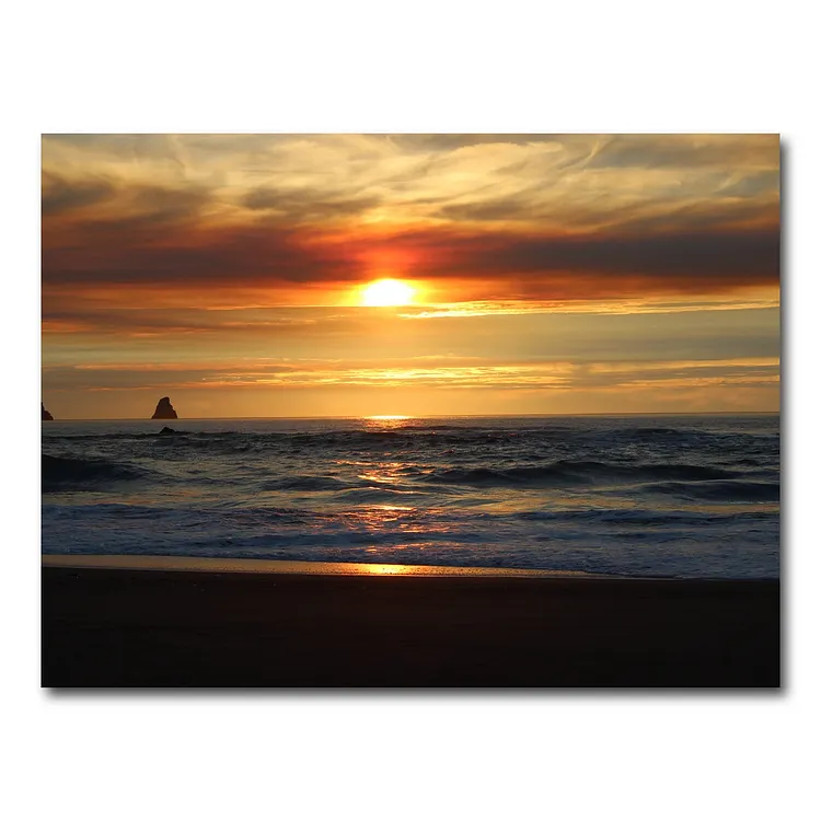 Oregon Coast Sunset Wall Art
