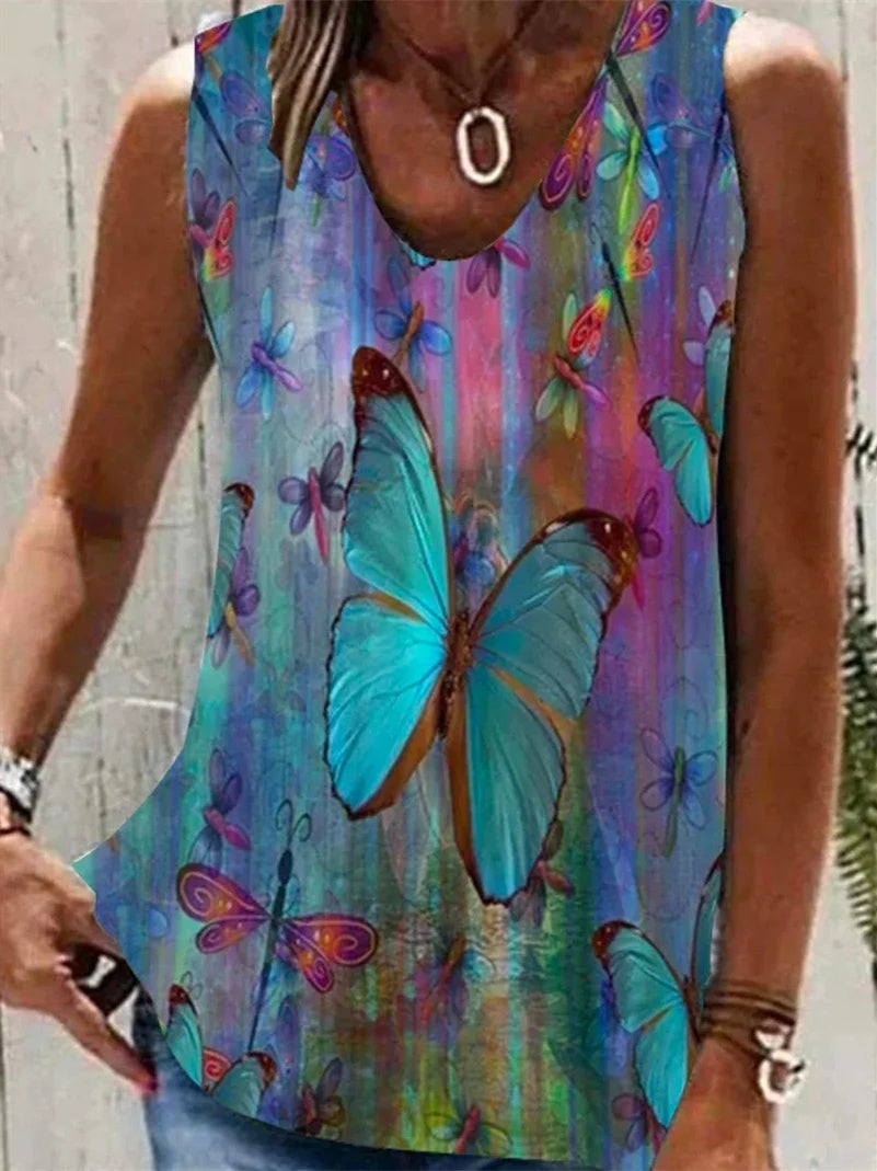 Women Half Sleeve V-neck Solid Color Dress