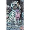 (40*70cm)Tiger - Round Partial AB Drill Diamond Painting