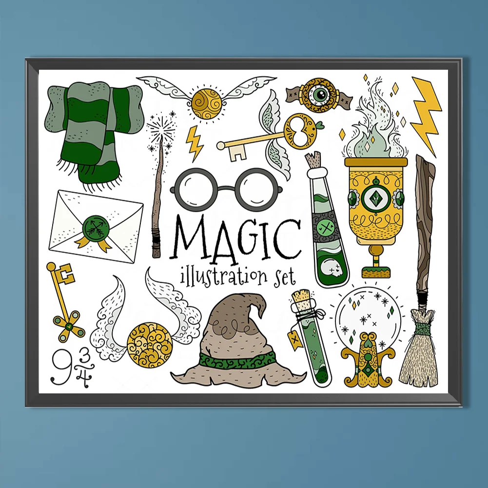 Diamond Painting - Full Round Drill - Harry Potter Gadget(Canvas|50*40cm)