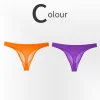 Men's Ultra-Thin Ice Silk Sexy Transparent Thong