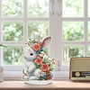 Flower Rabbit - 5D DIY Craft Ornament