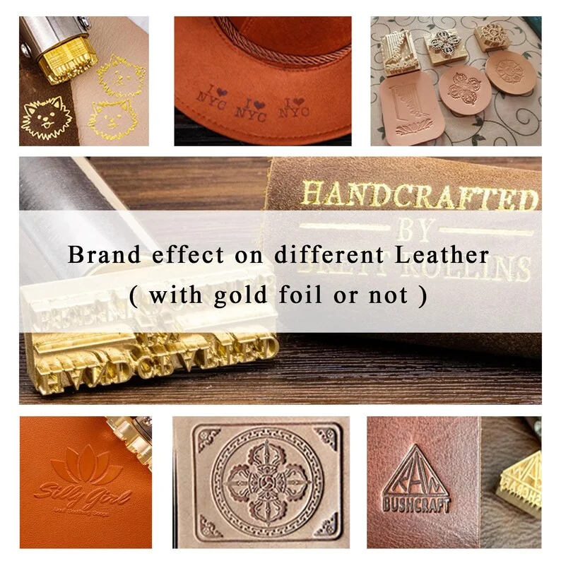 Custom Branding Iron For Wood, Durable Personalized Logo Metal Branding Iron