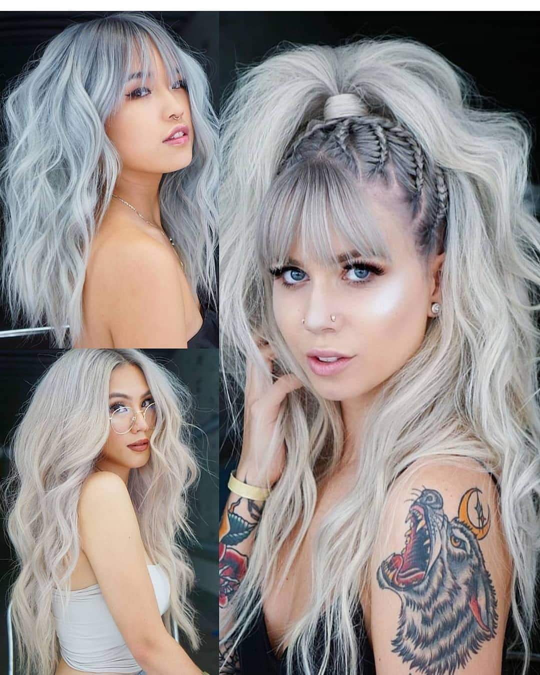 2020 Hot White Wave Wig-elleschic