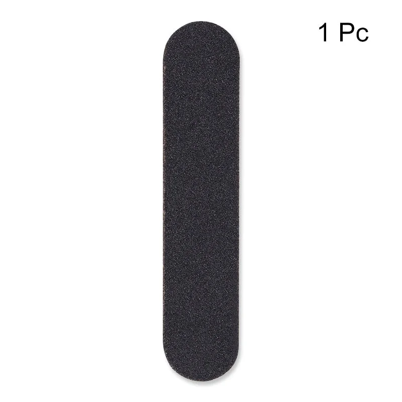 100/50/20/10/5/1pcs Black Professional Mini Nail Files Set Washable Grinding Polishing Sanding Block Nail Art Manicuring Tools