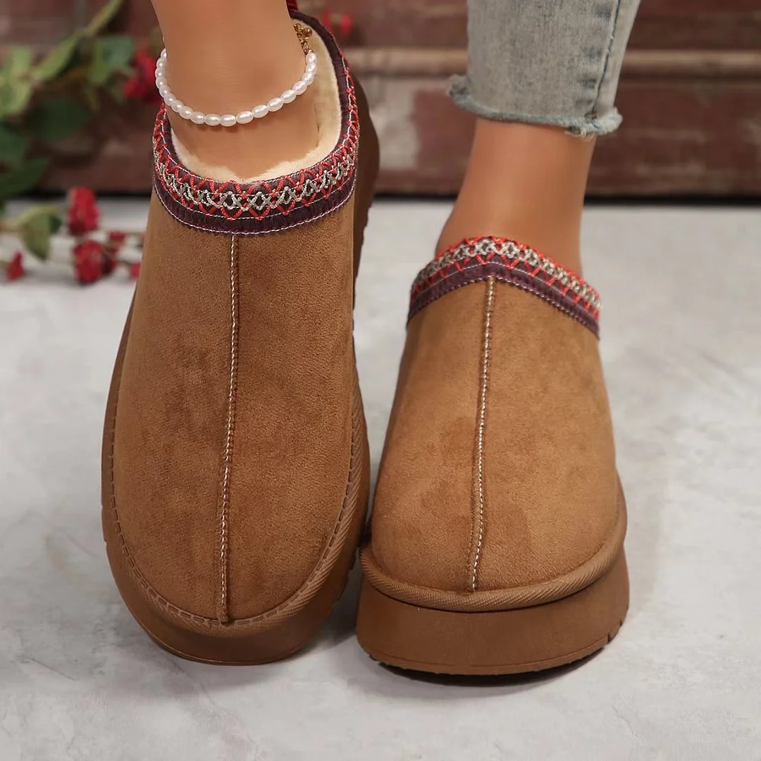 Breakj Breakj Size Snow Boots Women 2023 Winter New Velvet Women's Shoes Warm Boots Cotton Shoes Women