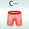 Men's Feather-light Ice Silk Mesh Boxer Briefs