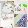 6Pcs anniversaire animal-bricolage carte de voeux