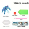 (US Local)DIY Sea Turtle Jellyfish Special Shaped Desktop Diamond Art Kits Home Table Decor
