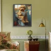 Framed Dog Sitting Toilet-Paint by Numbers Acrylic Painting 40*50cm(HOT)