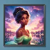 Diamond Painting -DIY Round Drill Princess Tiana