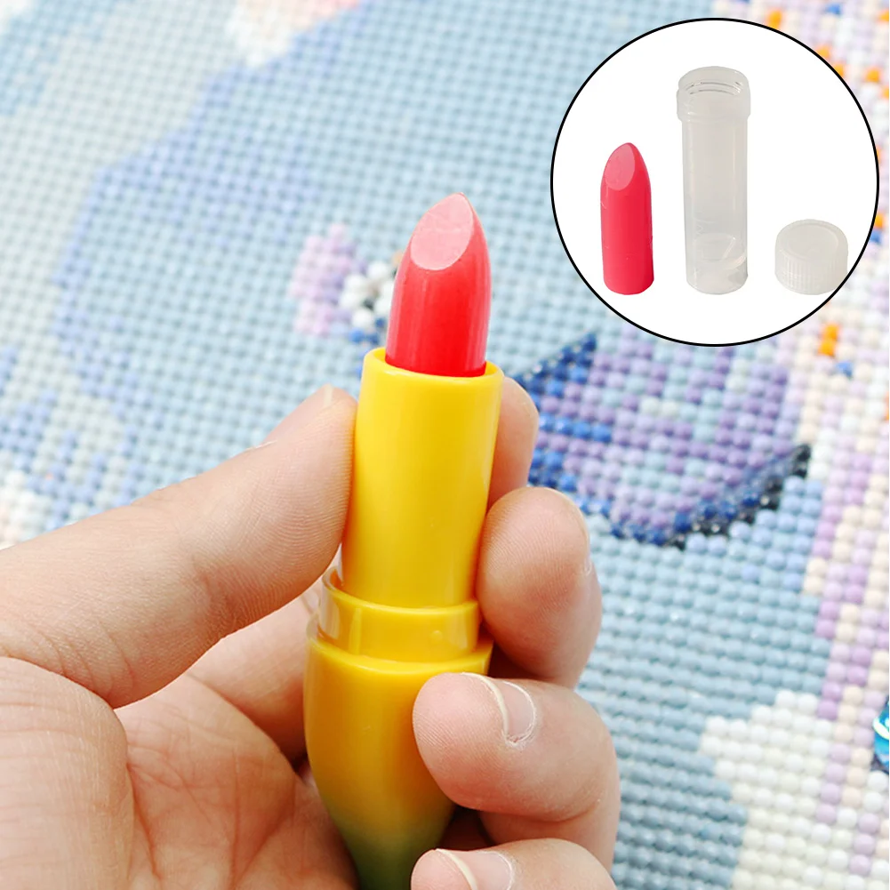 5D Diamond Painting Tool Sticky Wax DIY Sticking Drill Clay (Red Lipstick)