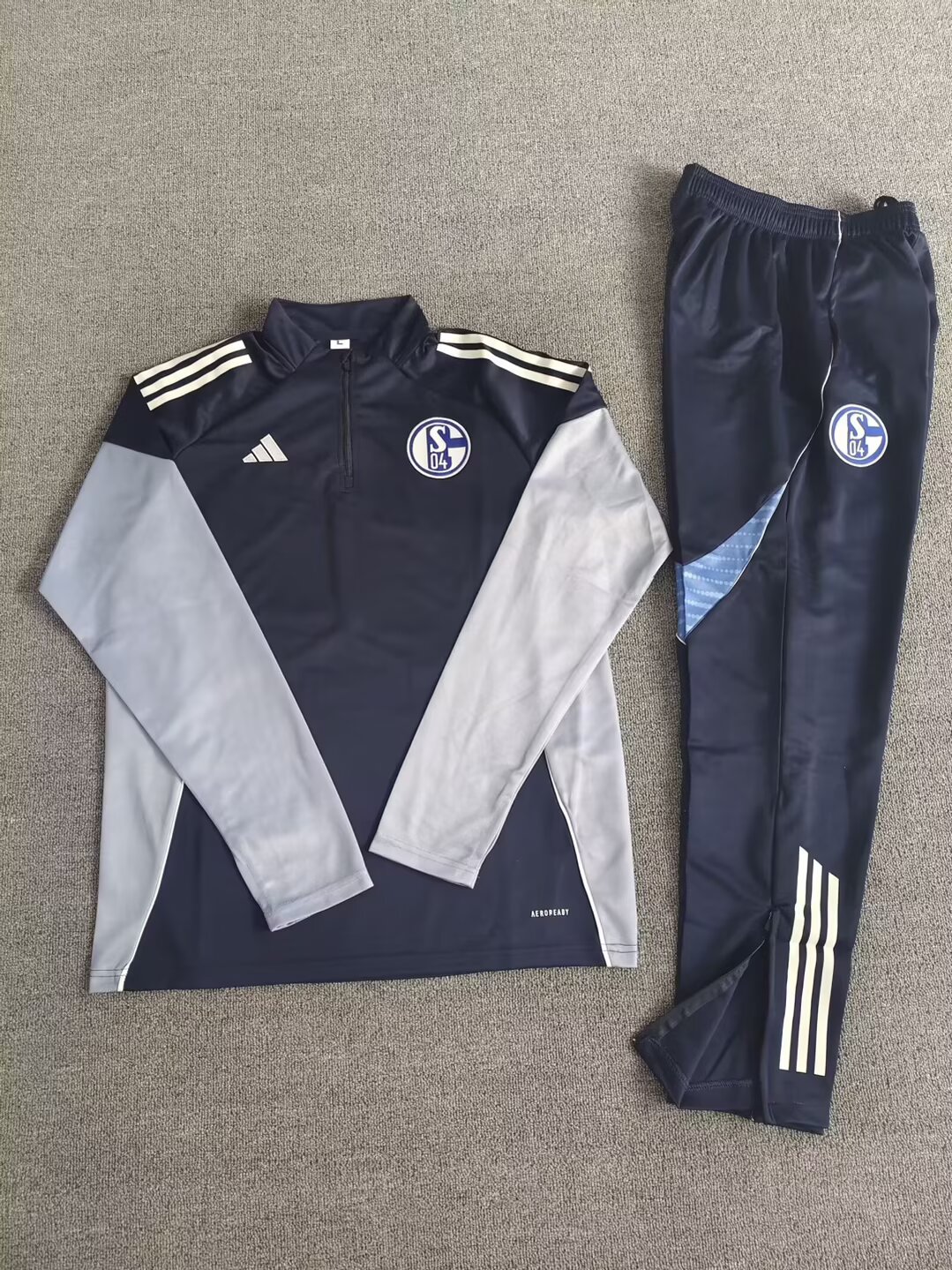 2025/2026 Schalke 04 Half-Pull Training Suit 