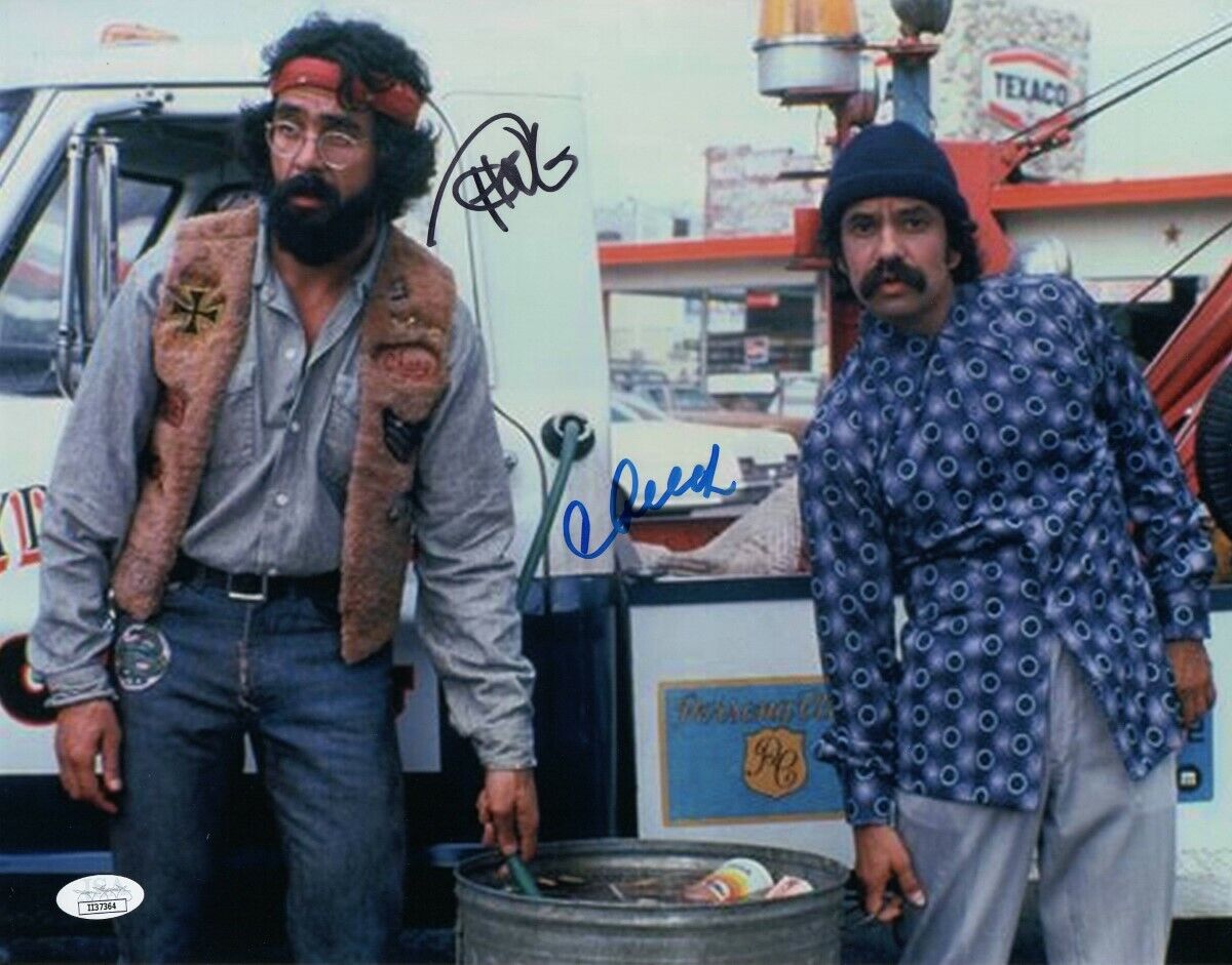 Cheech Marin Tommy Chong Signed Autographed 11x14 Photo Poster painting Up in Smoke JSA II37364