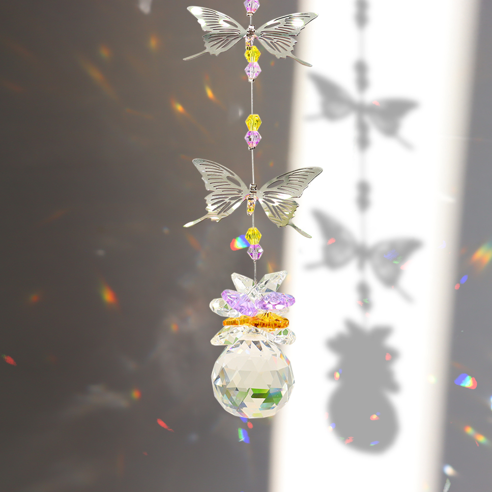 

Metal Butterfly - Art Crystal Suncatcher, 501 Original