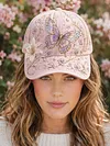 Garden Morning Baseball Cap with 55-65cm Adjustable Strap Adjustable Flowers Baseball Hat Lightweight Breathable Hats Unisex Gifts for Close People