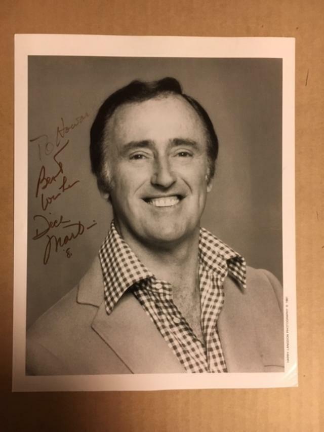 Dick Martin Laugh-In Boldly Signed Vintage 8x10 Photo Poster painting with COA