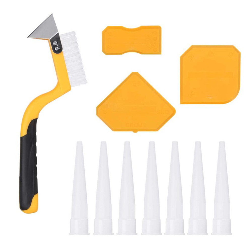 

11Pcs Plastic Ceramic Tile Clean Scraper Shovel Caulking Sealant Seam Tool, 501 Original