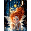 Diamond Painting-DIY Full Round Drill Fairy Girl
