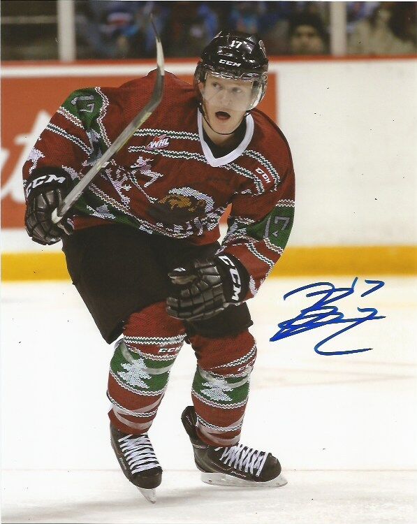 Vancouver Giants Tyler Benson Autographed Signed 8x10 Photo Poster painting COA Christmas