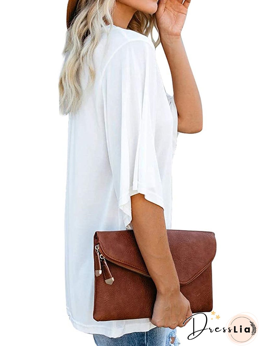 Half Sleeve Vintage Shift T-shirt