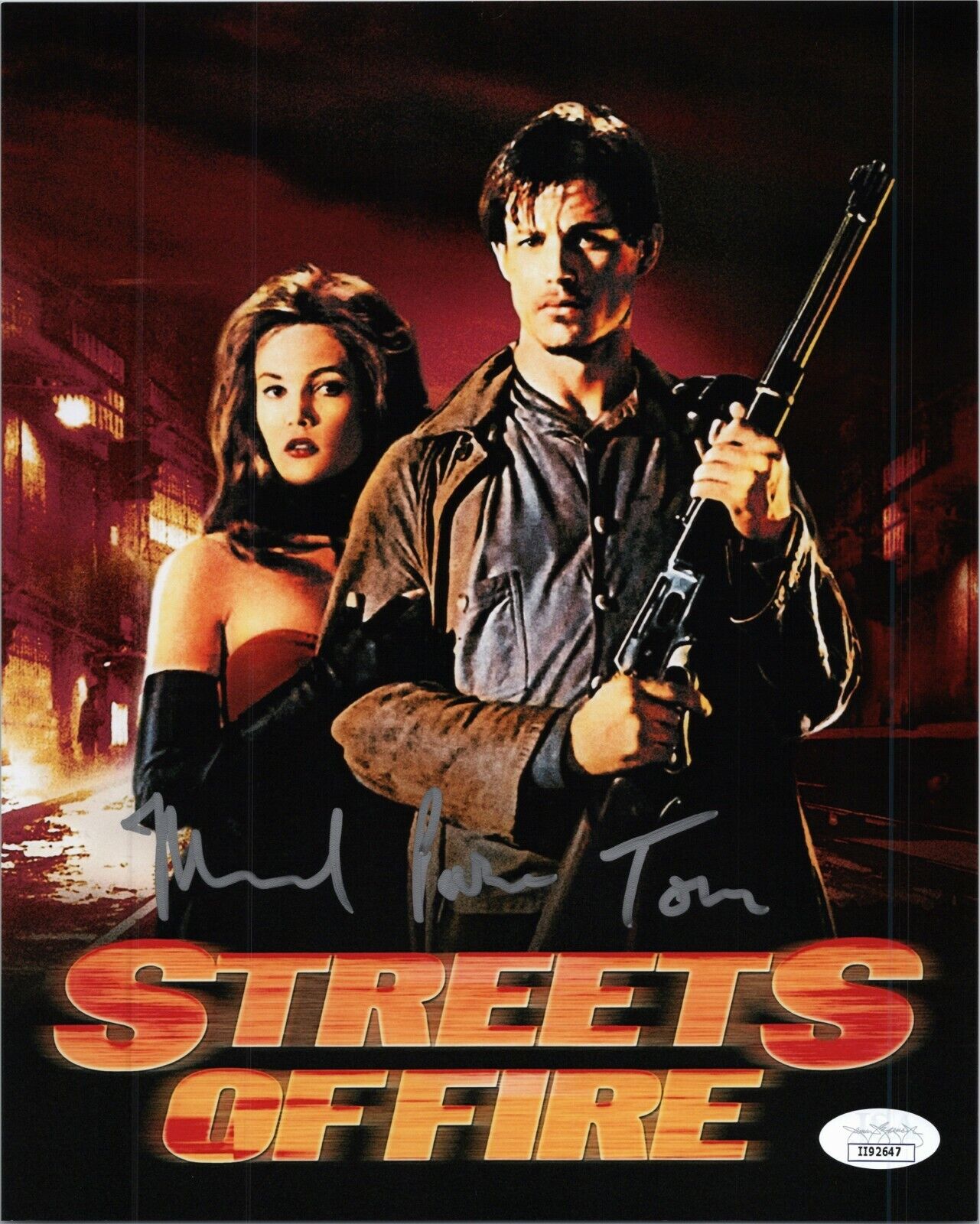 ~~ MICHAEL PARE Authentic Hand-Signed Streets of Fire