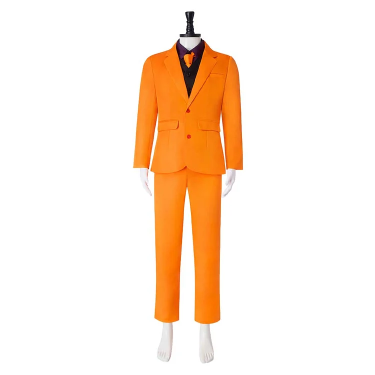 The Jester Ken Arnold Yellow Suit Set Outfits Horror Halloween Cosplay Costume