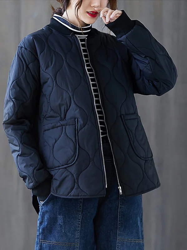 Women Vintage Embossed Jacket - yankia